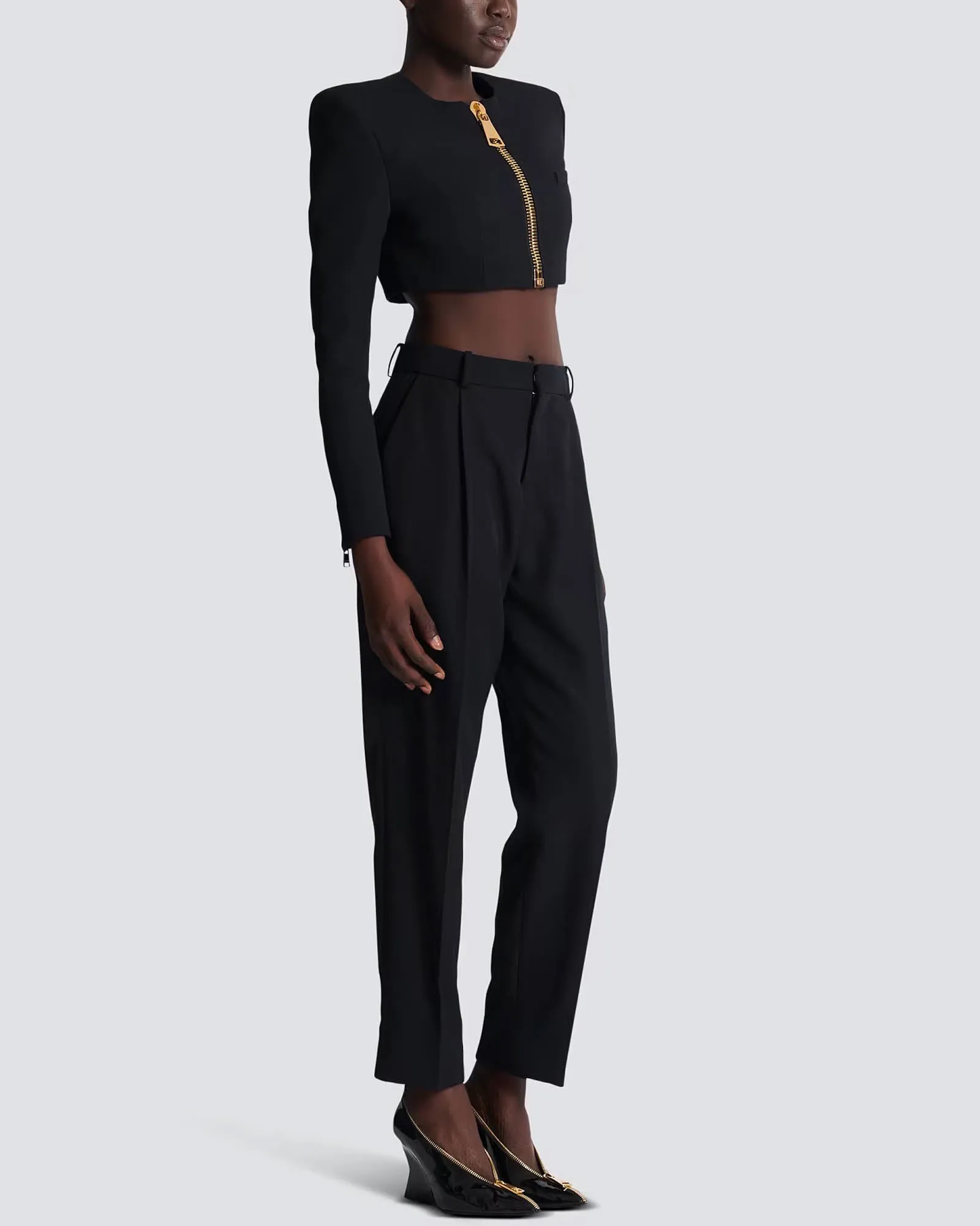 Zipped Poudre Jacket sold by TNT Fashion product image thumbnail 4