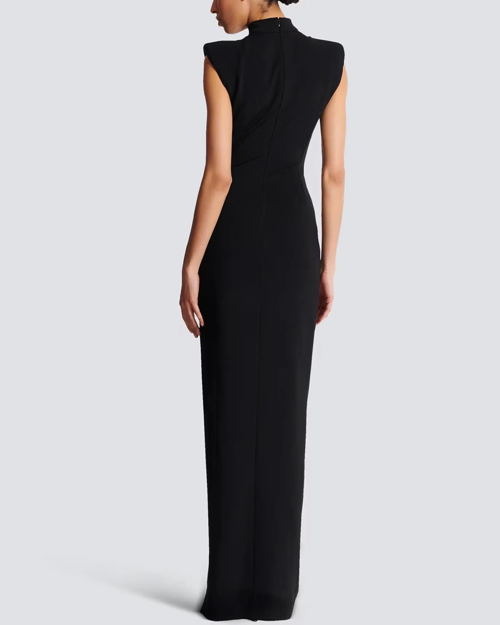 Zipped Slit Long Dress sold by TNT Fashion product image thumbnail 2