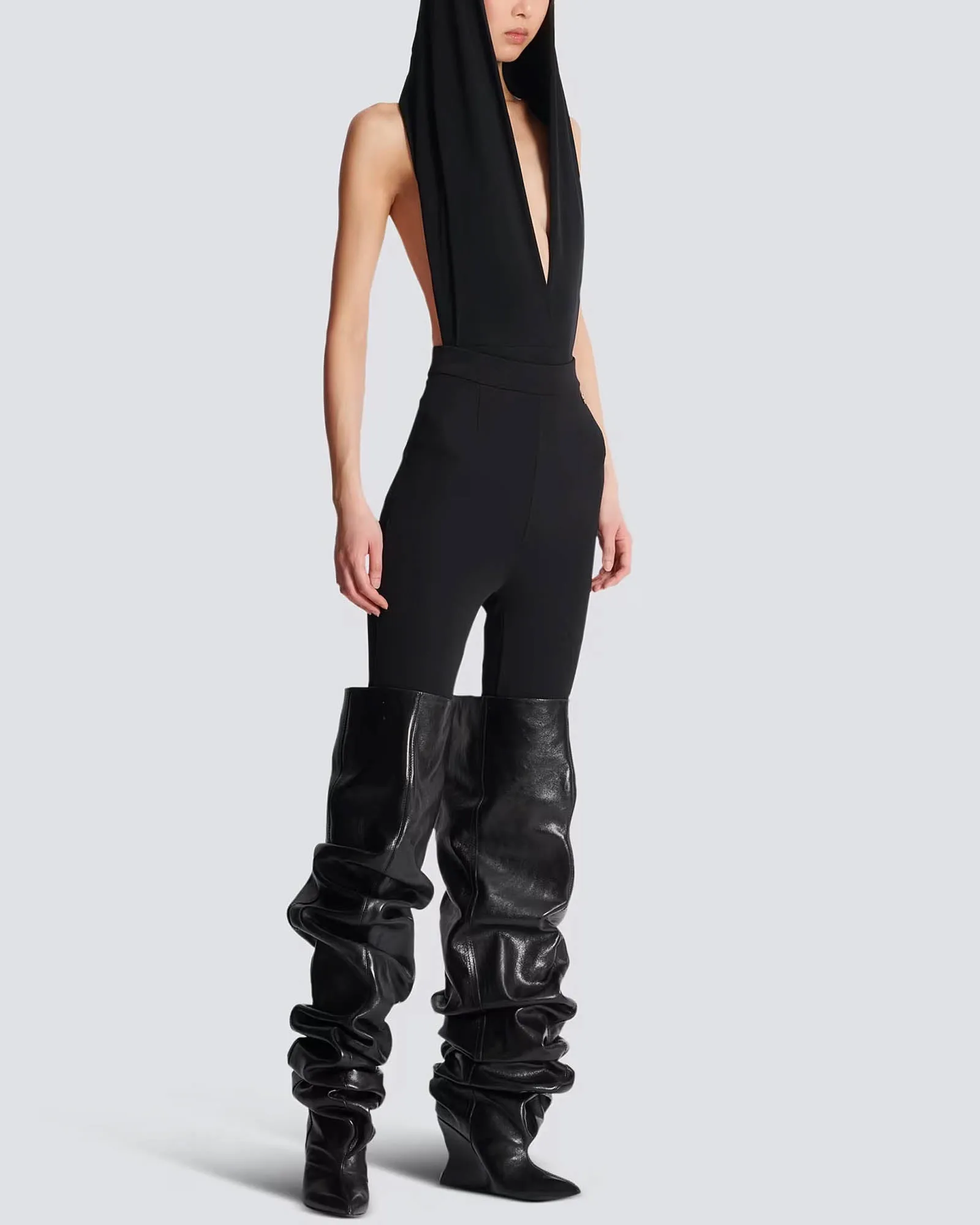 Zipped Jersey Leggings sold by TNT Fashion product image thumbnail 4