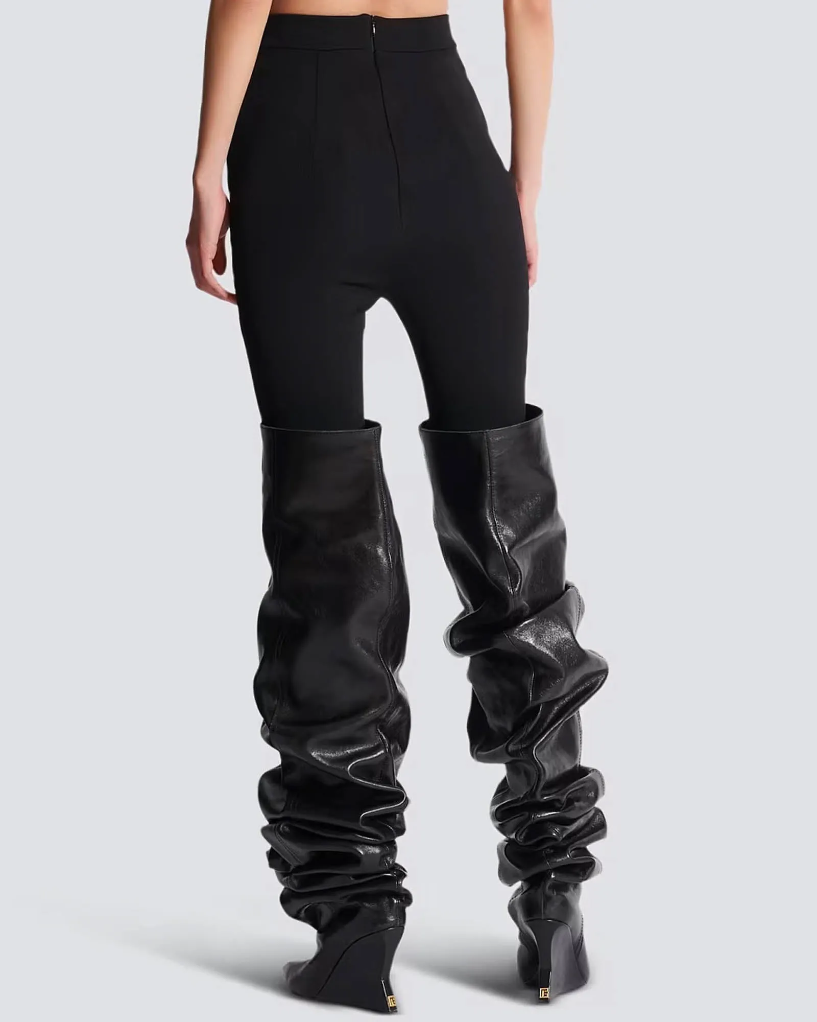 Zipped Jersey Leggings sold by TNT Fashion product image thumbnail 3