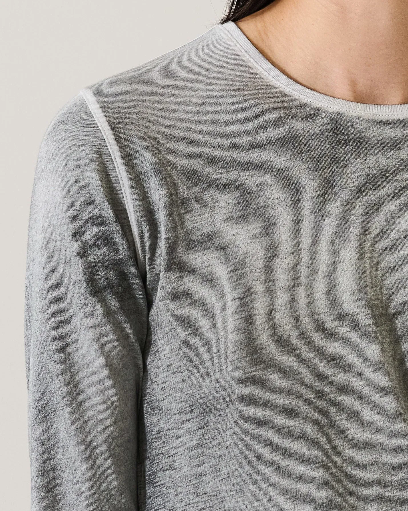 Long Sleeve Reversible Spray Crew Neck sold by TNT Fashion product image thumbnail 3