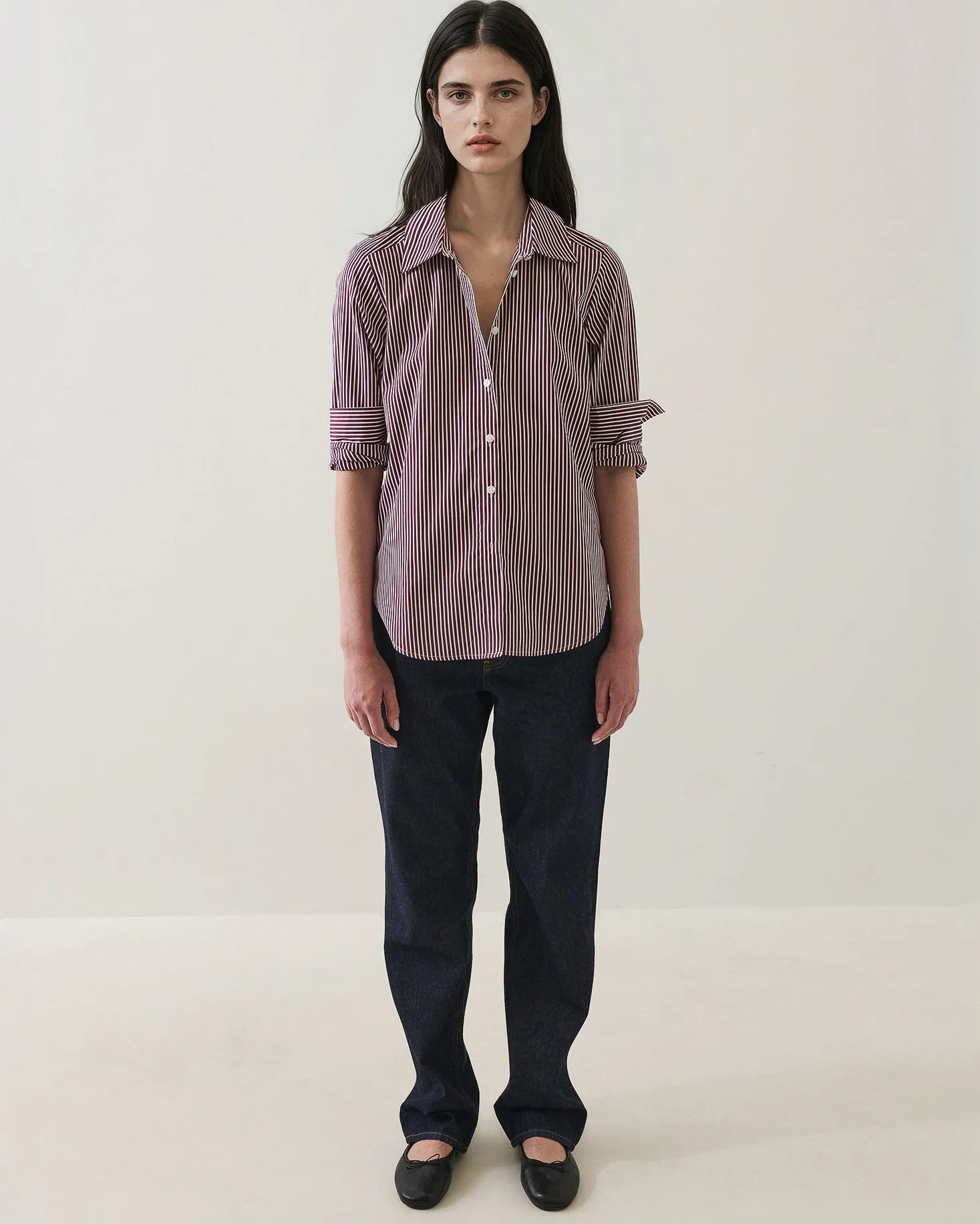 Long Sleeve Striped Essential Shirt sold by TNT Fashion product image thumbnail 2