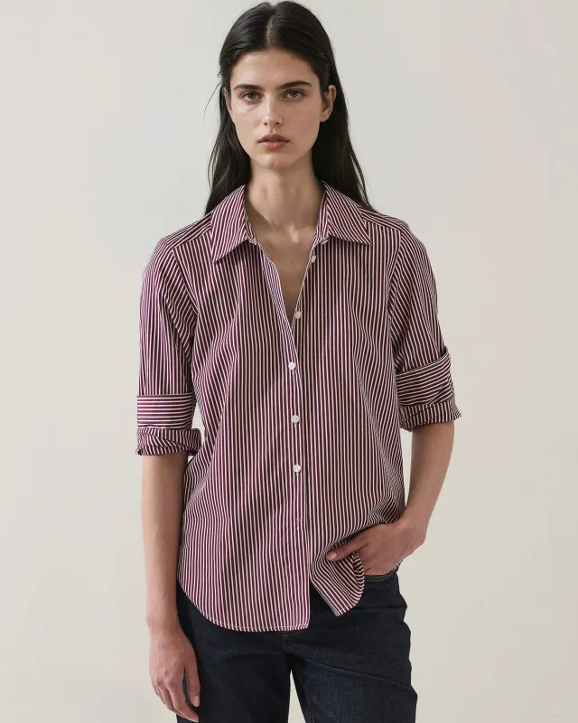 Long Sleeve Striped Essential Shirt sold by TNT Fashion