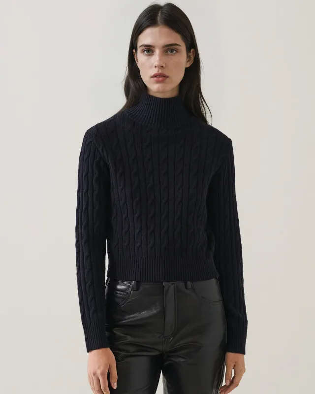 Fine Merino Mock Sweater sold by TNT Fashion