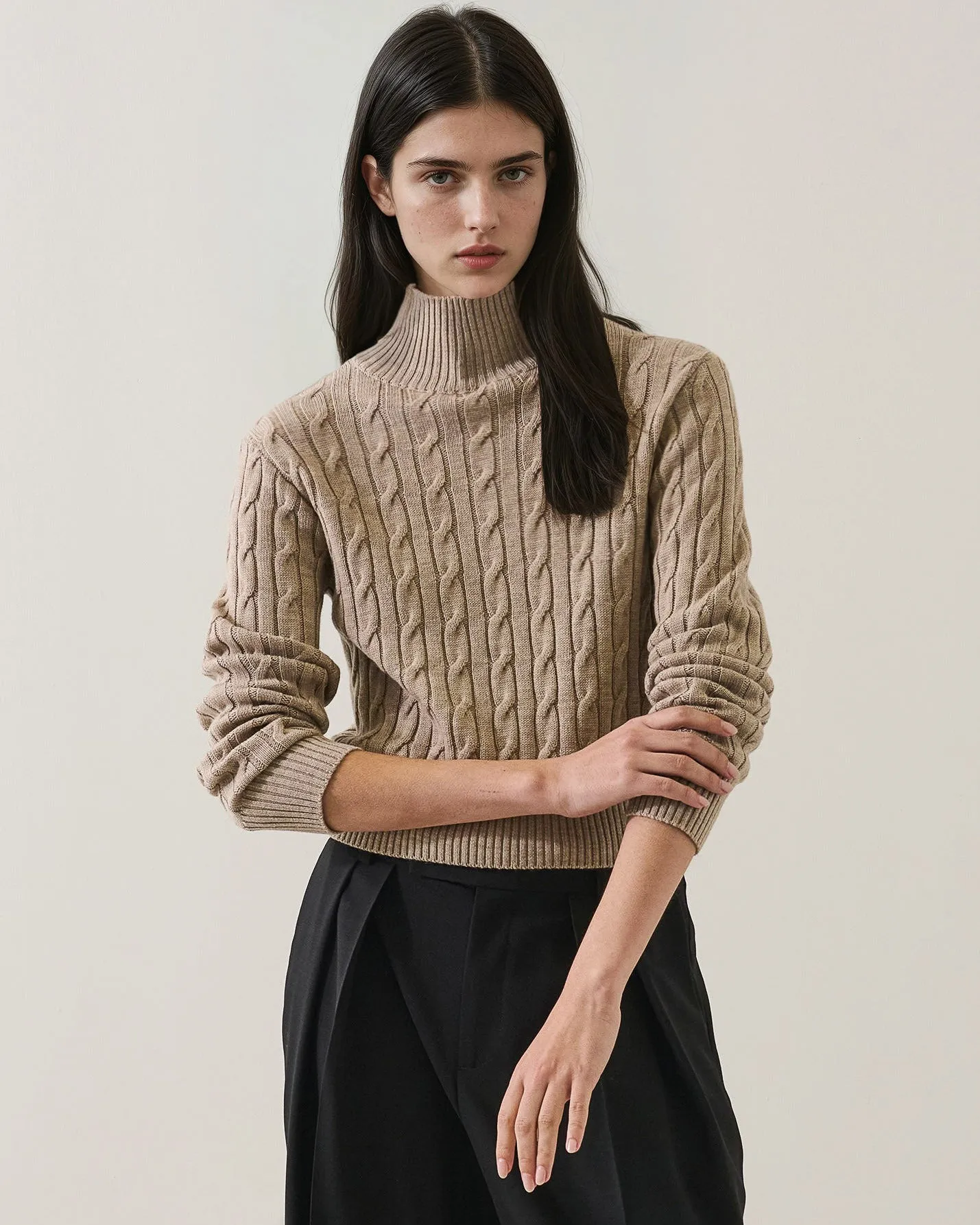 Fine Merino Mock Sweater sold by TNT Fashion product image thumbnail 3