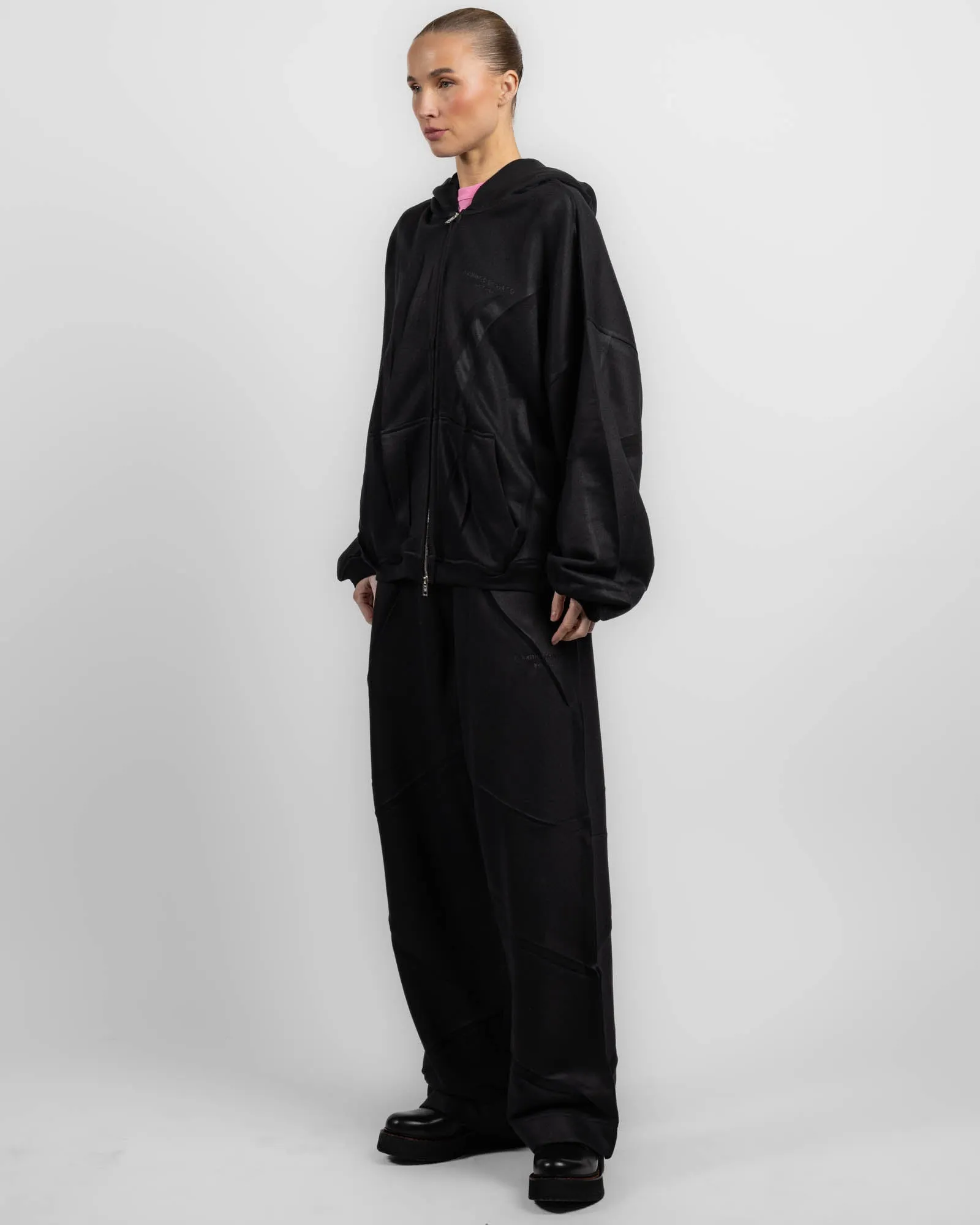 Creased Zip-Up Hoodie sold by TNT Fashion product image thumbnail 4