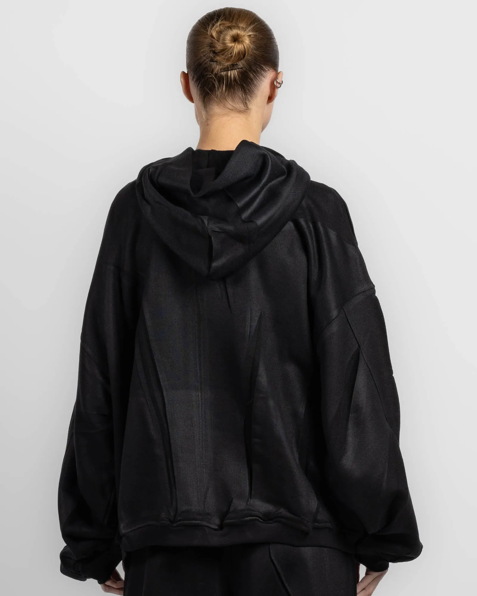Creased Zip-Up Hoodie sold by TNT Fashion product image thumbnail 3
