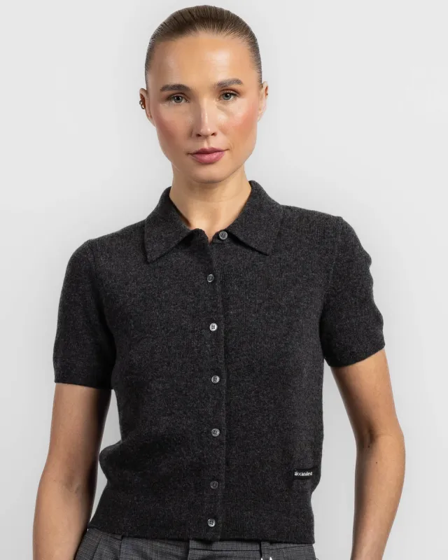 Short Sleeve Polo Cardigan sold by TNT Fashion