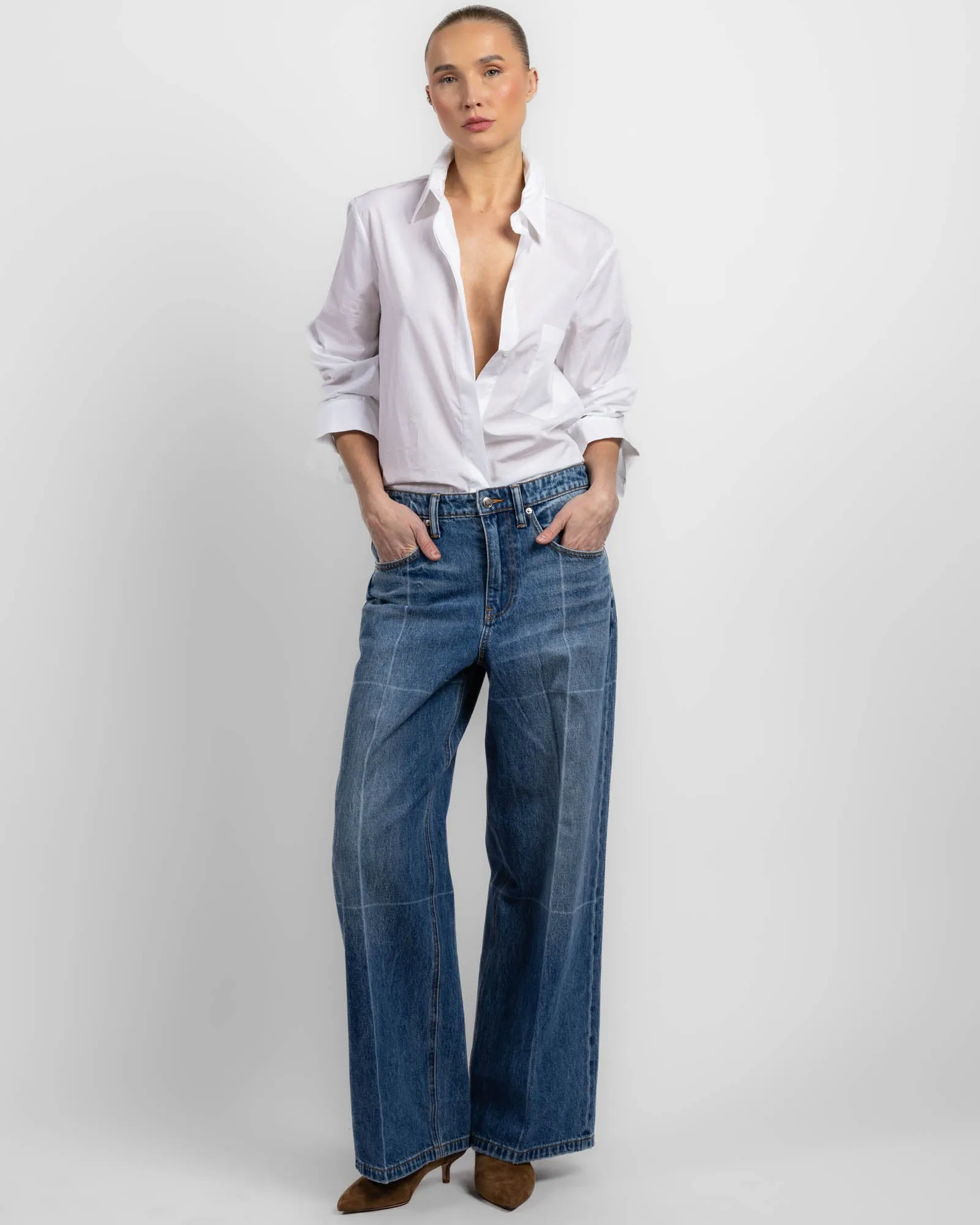 Straight Fold Line Jeans sold by TNT Fashion product image thumbnail 2