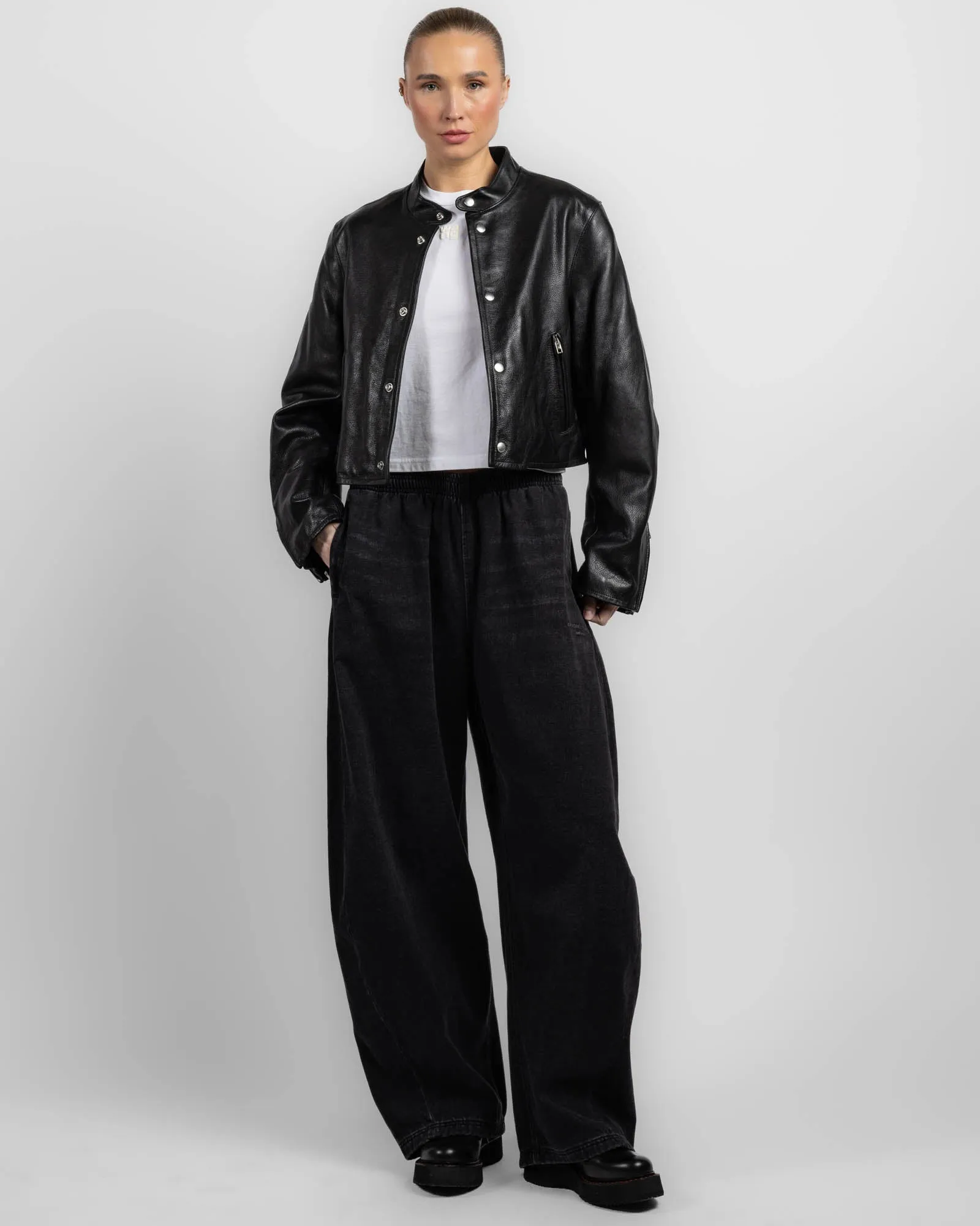 Crop Moto Jacket sold by TNT Fashion product image thumbnail 2