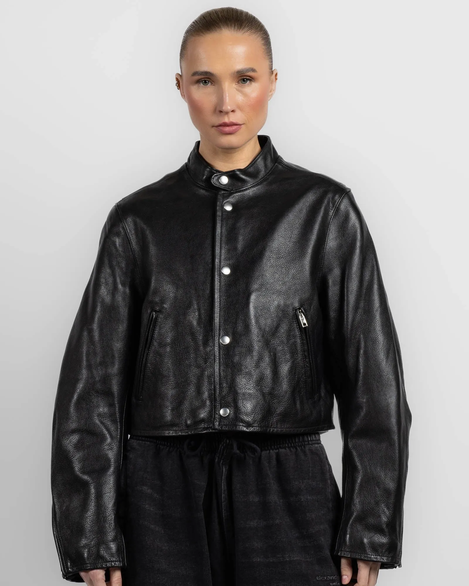 Crop Moto Jacket sold by TNT Fashion