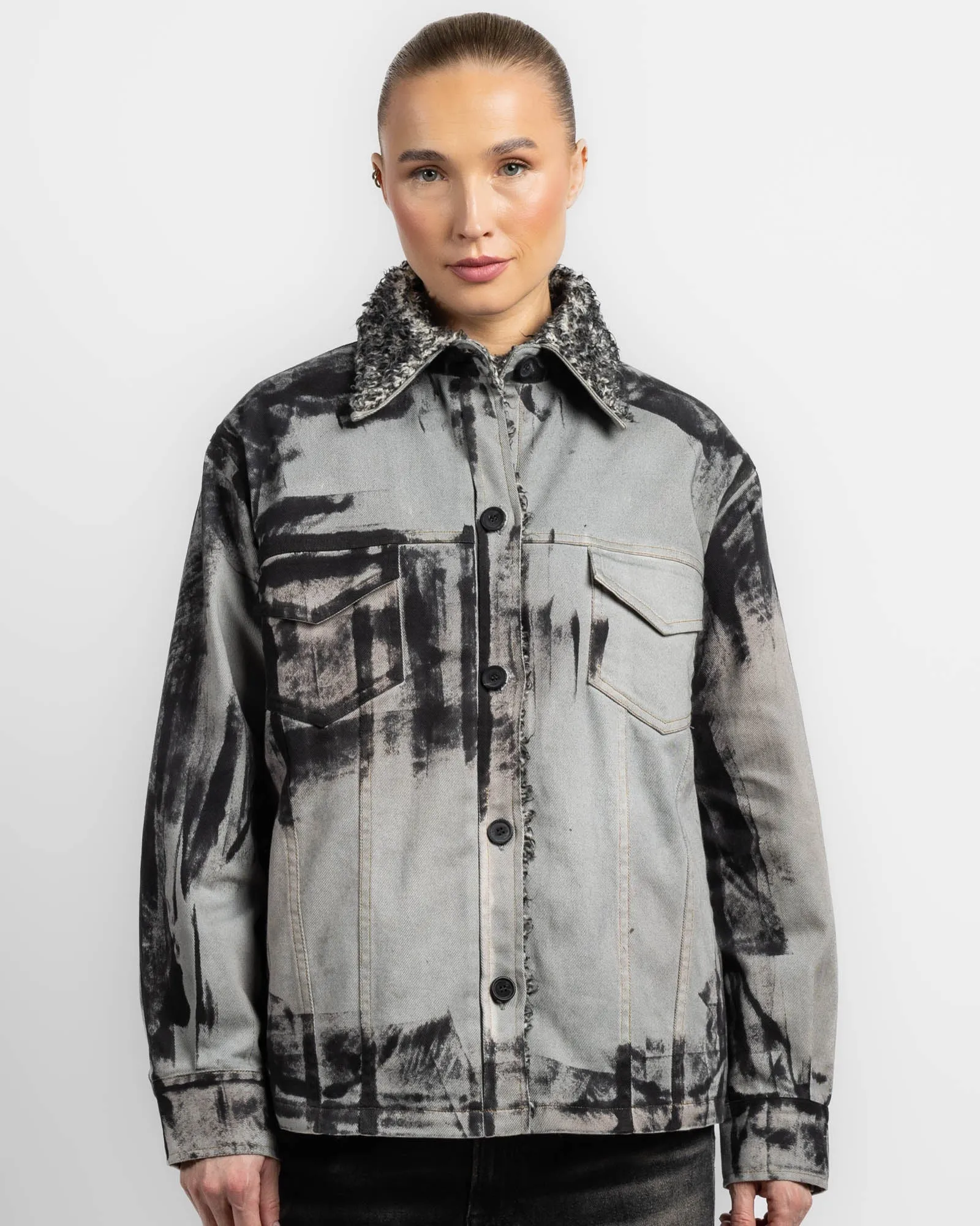 Jeans Shirt Jacket sold by TNT Fashion