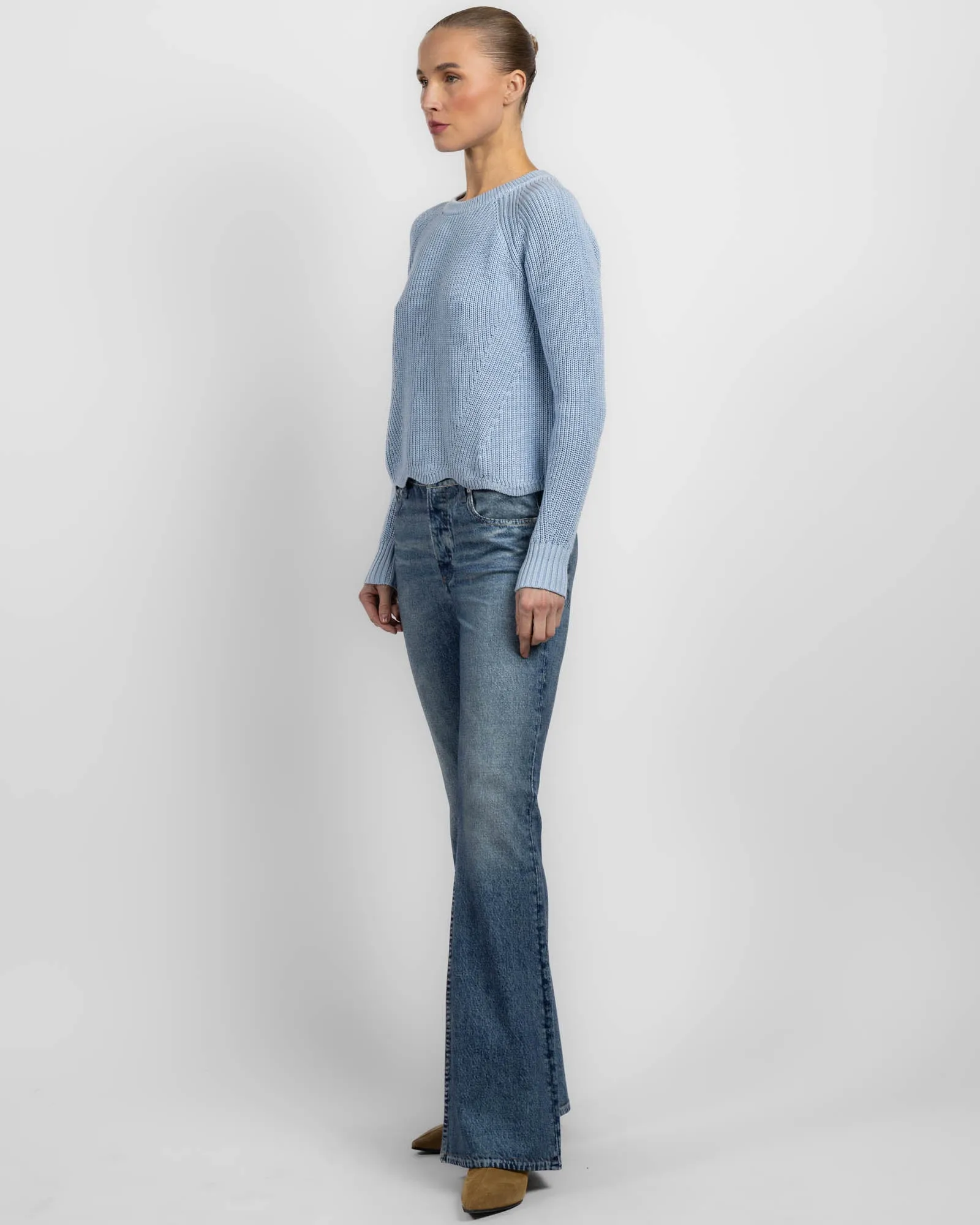 Scallop Edge Shaker Sweater sold by TNT Fashion product image thumbnail 4