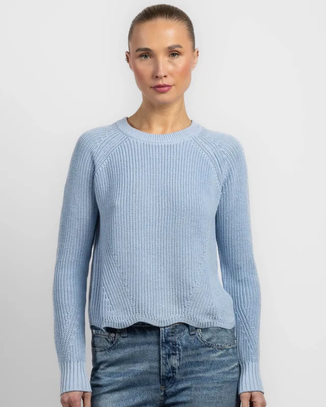 Scallop Edge Shaker Sweater sold by TNT Fashion