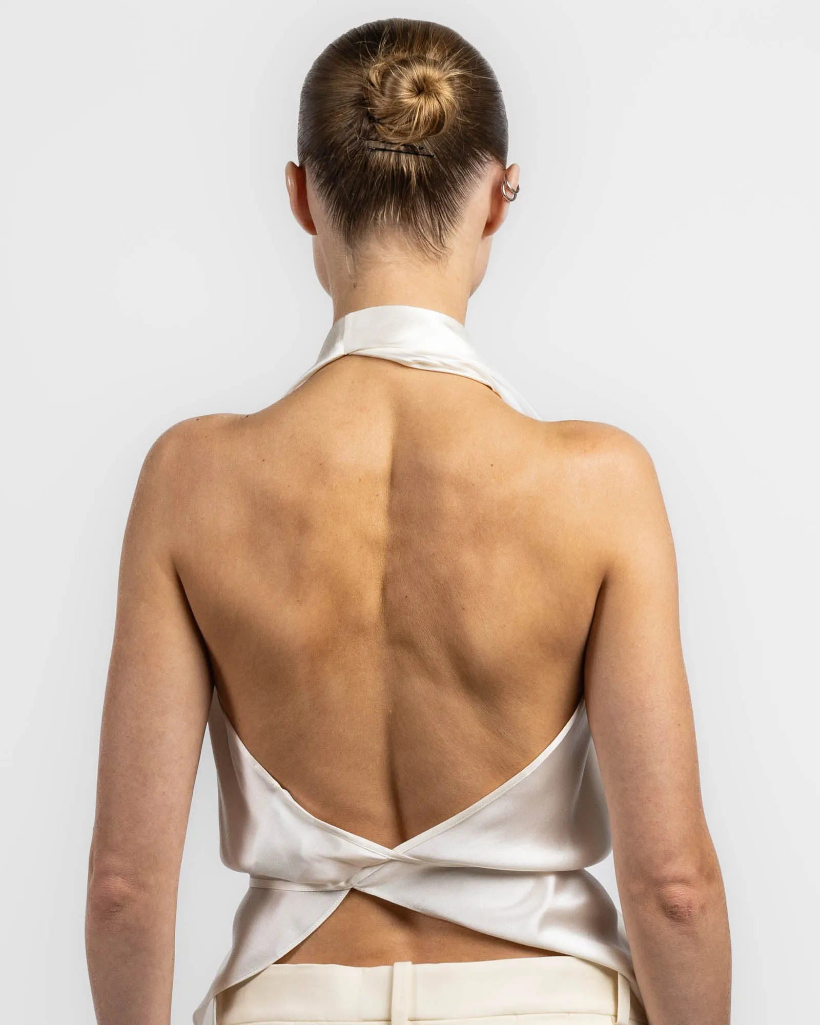 Satin Halter Blouse sold by TNT Fashion product image thumbnail 2