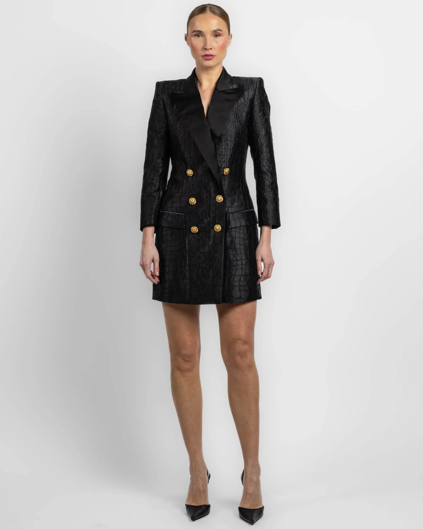 6 Buttons Tailored Dress sold by TNT Fashion
