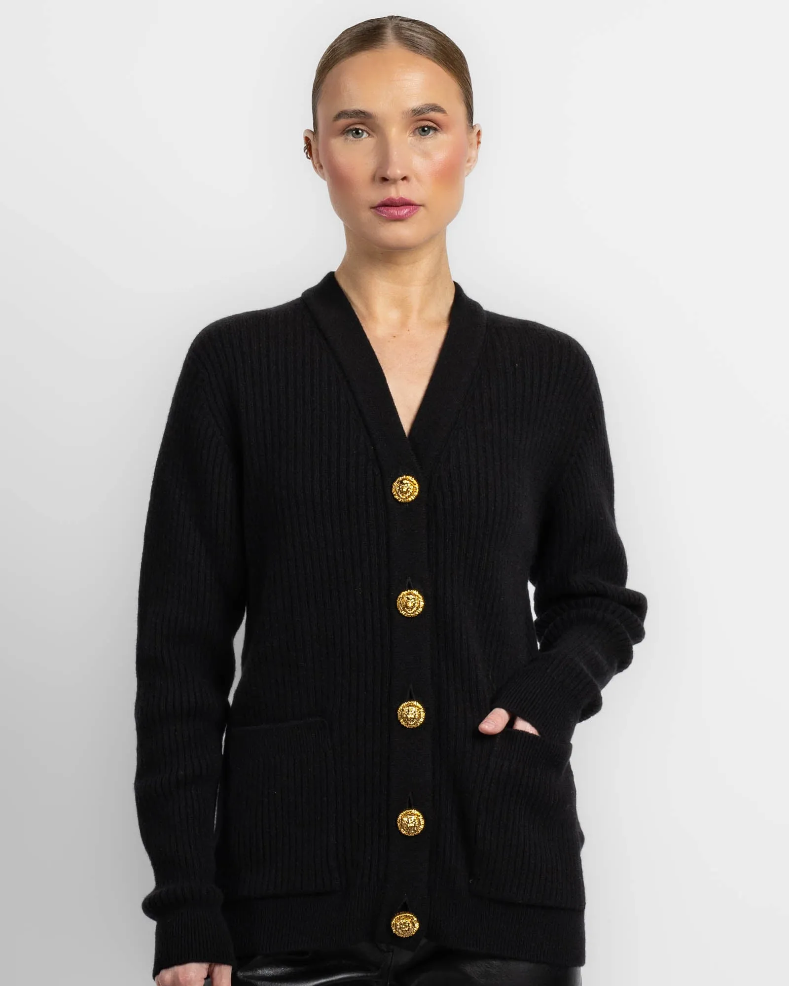 Buttoned Cashmere Cardigan sold by TNT Fashion