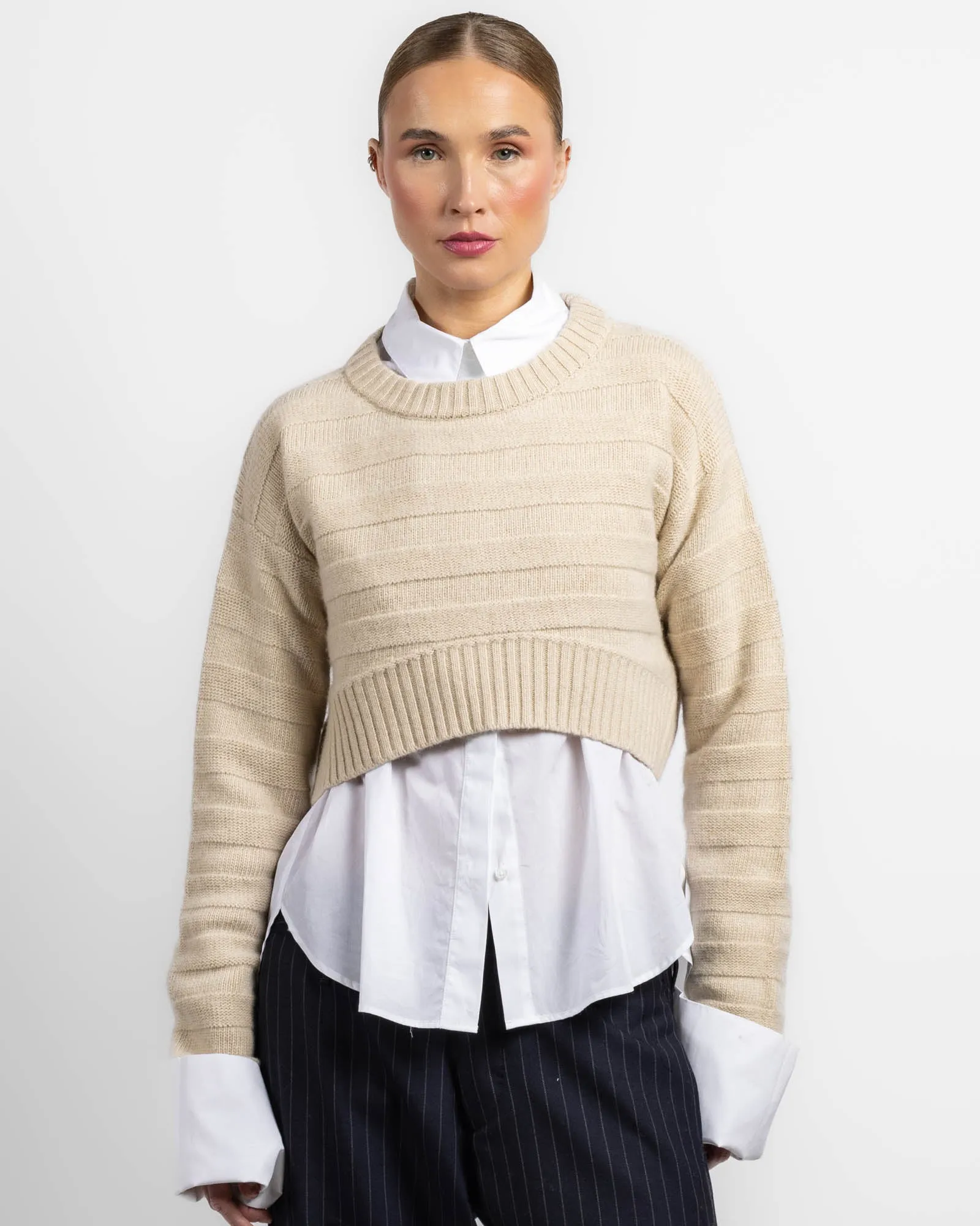 Ribbed Short Pull Sweater sold by TNT Fashion