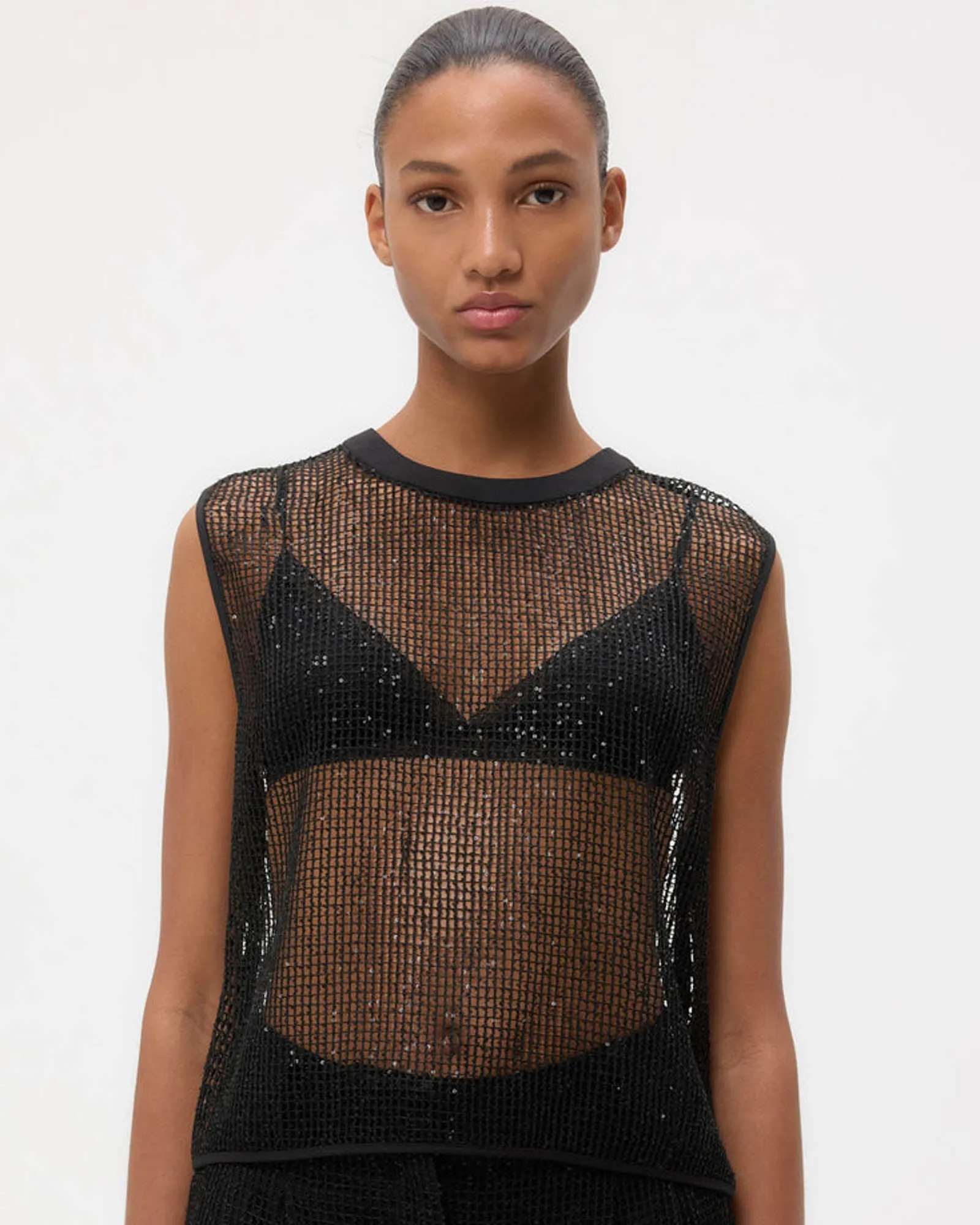 Short Muscle Tank sold by TNT Fashion