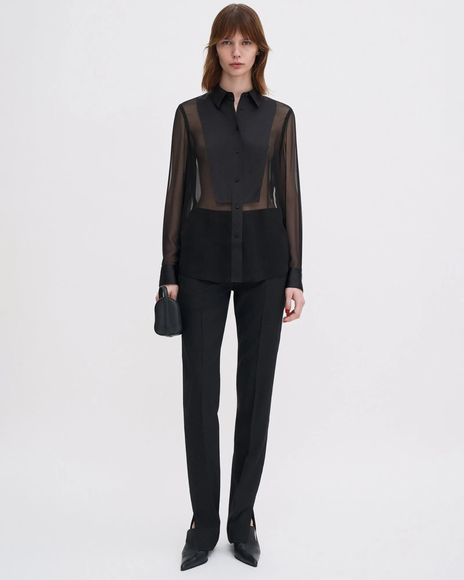 Sheer Tuxedo Shirt sold by TNT Fashion product image thumbnail 2