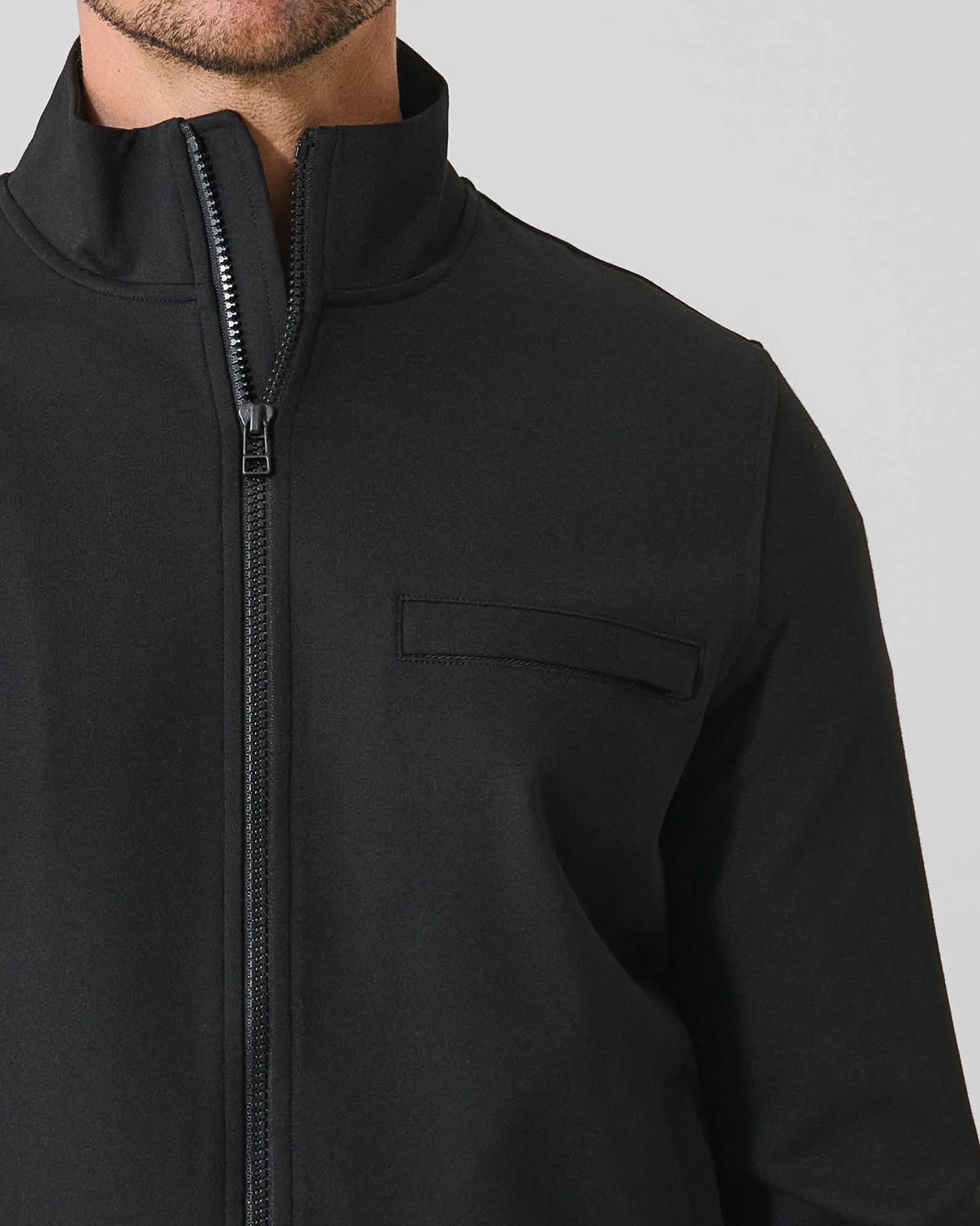 Zip Mock Neck Track Jacket sold by TNT Fashion product image thumbnail 4