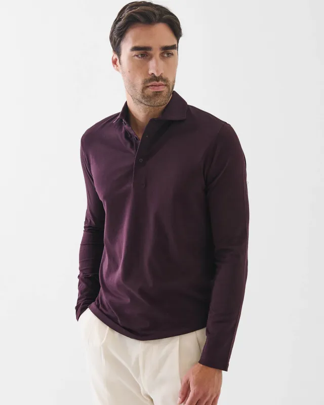 Long Sleeve Iconic Polo Shirt sold by TNT Fashion