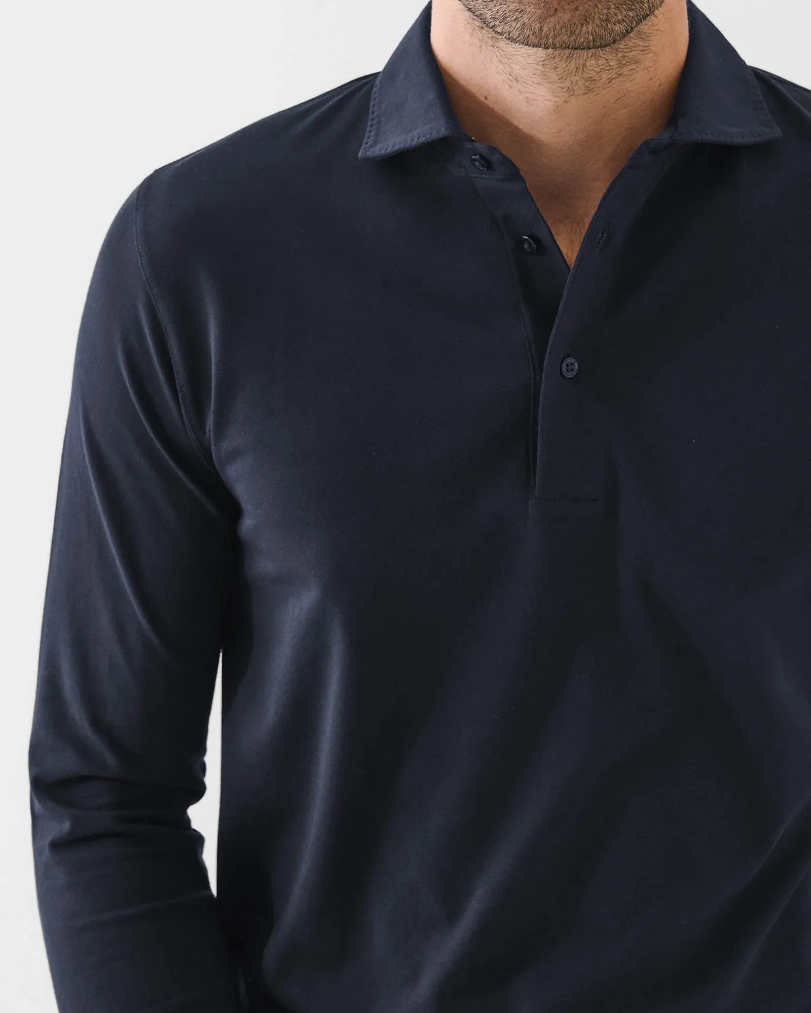 Long Sleeve Iconic Polo Shirt sold by TNT Fashion product image thumbnail 3