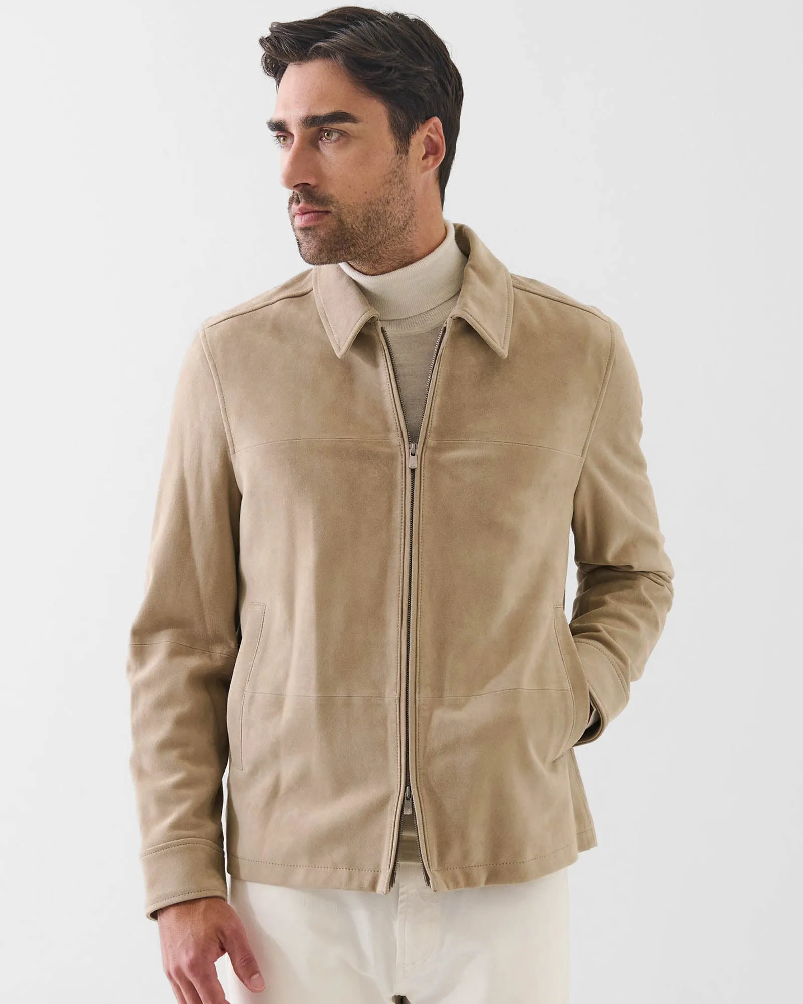 Suede Zip-Up Jacket sold by TNT Fashion product image thumbnail 2