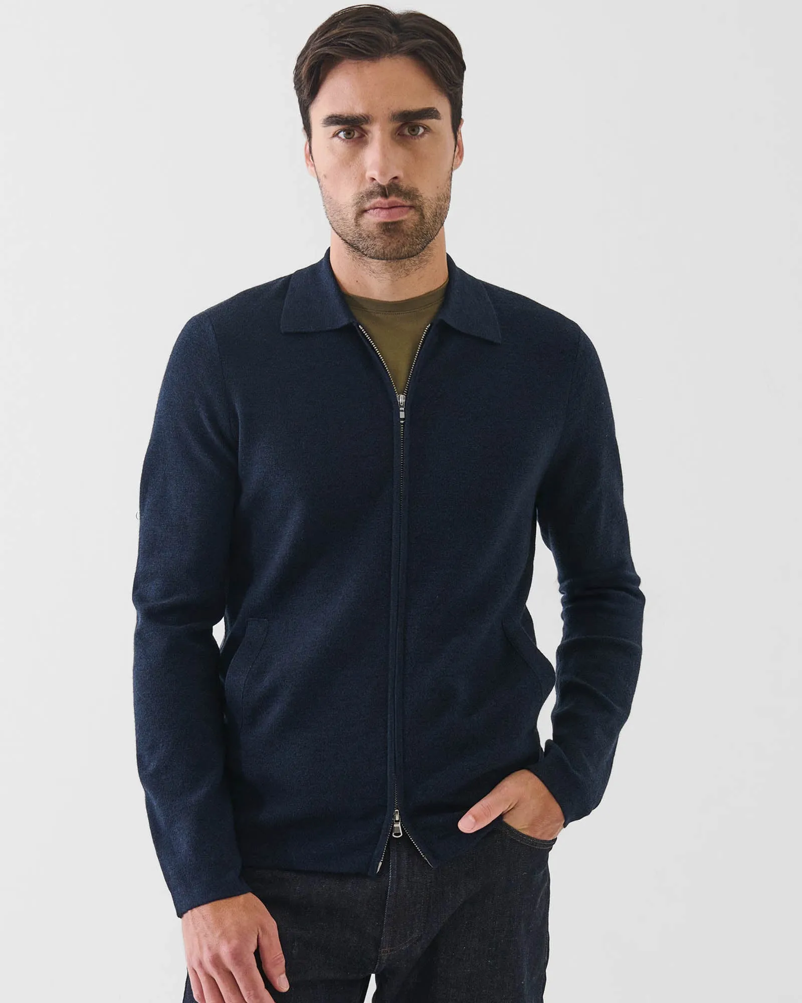 Half Milano Zip Shirt sold by TNT Fashion