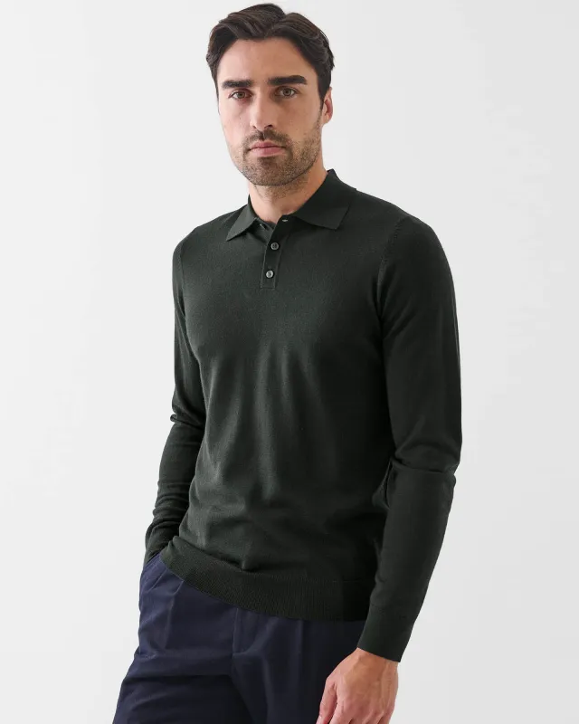14 Gauge 3 Button Polo Sweater sold by TNT Fashion