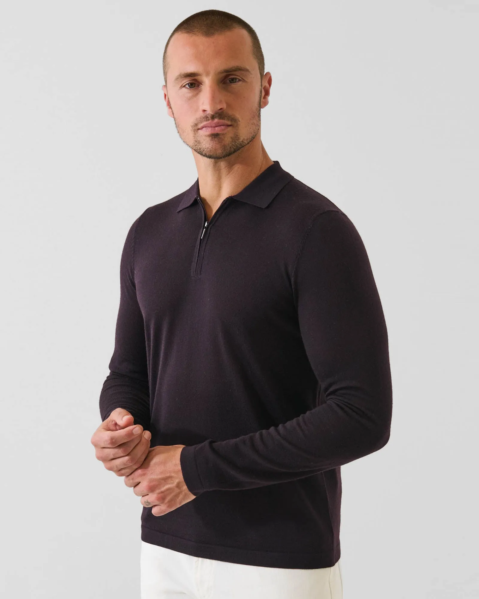 14 Gauge Quarter Zip Polo sold by TNT Fashion product image thumbnail 2