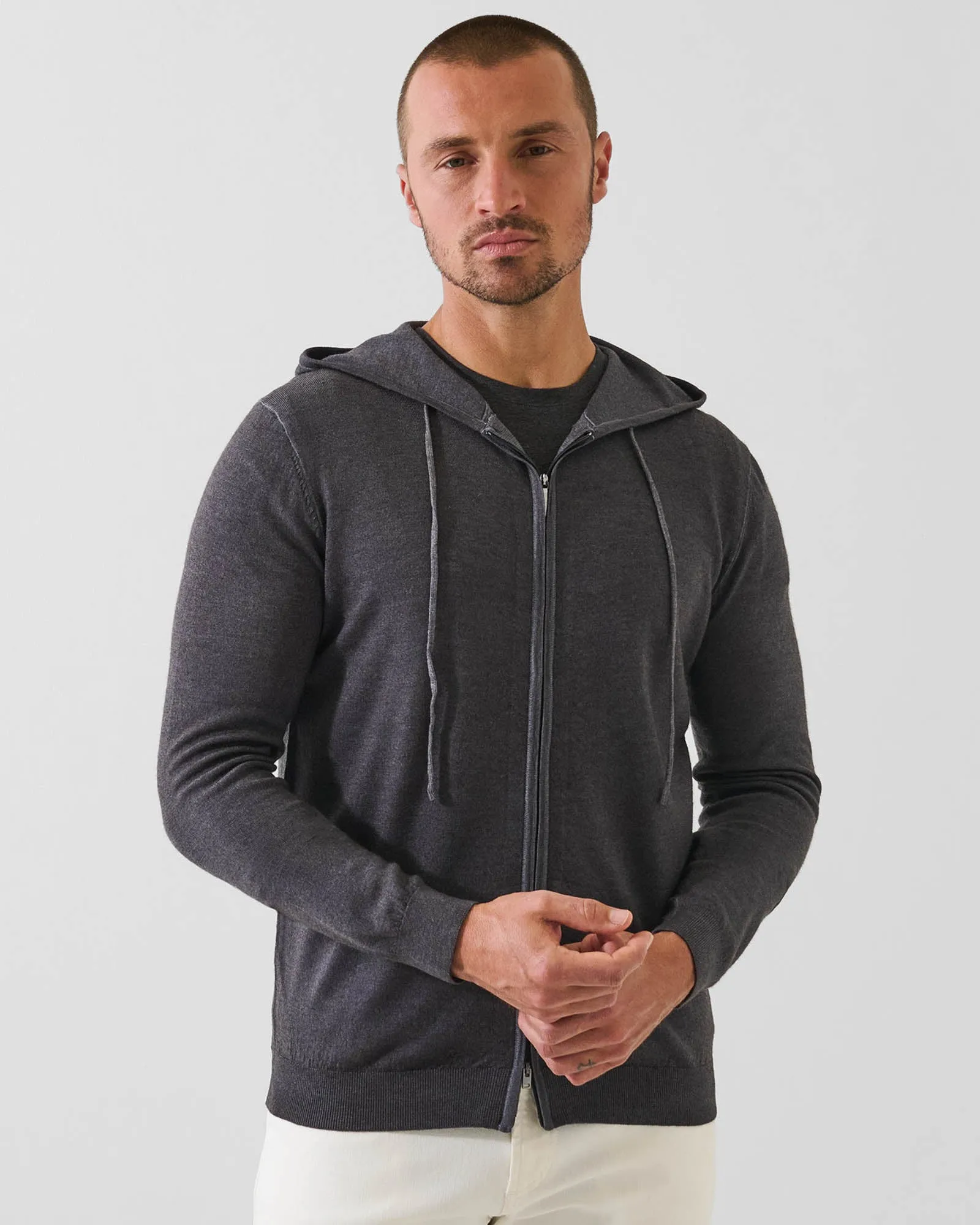 Vintage Wash Full Zip Hoodie sold by TNT Fashion product image thumbnail 2