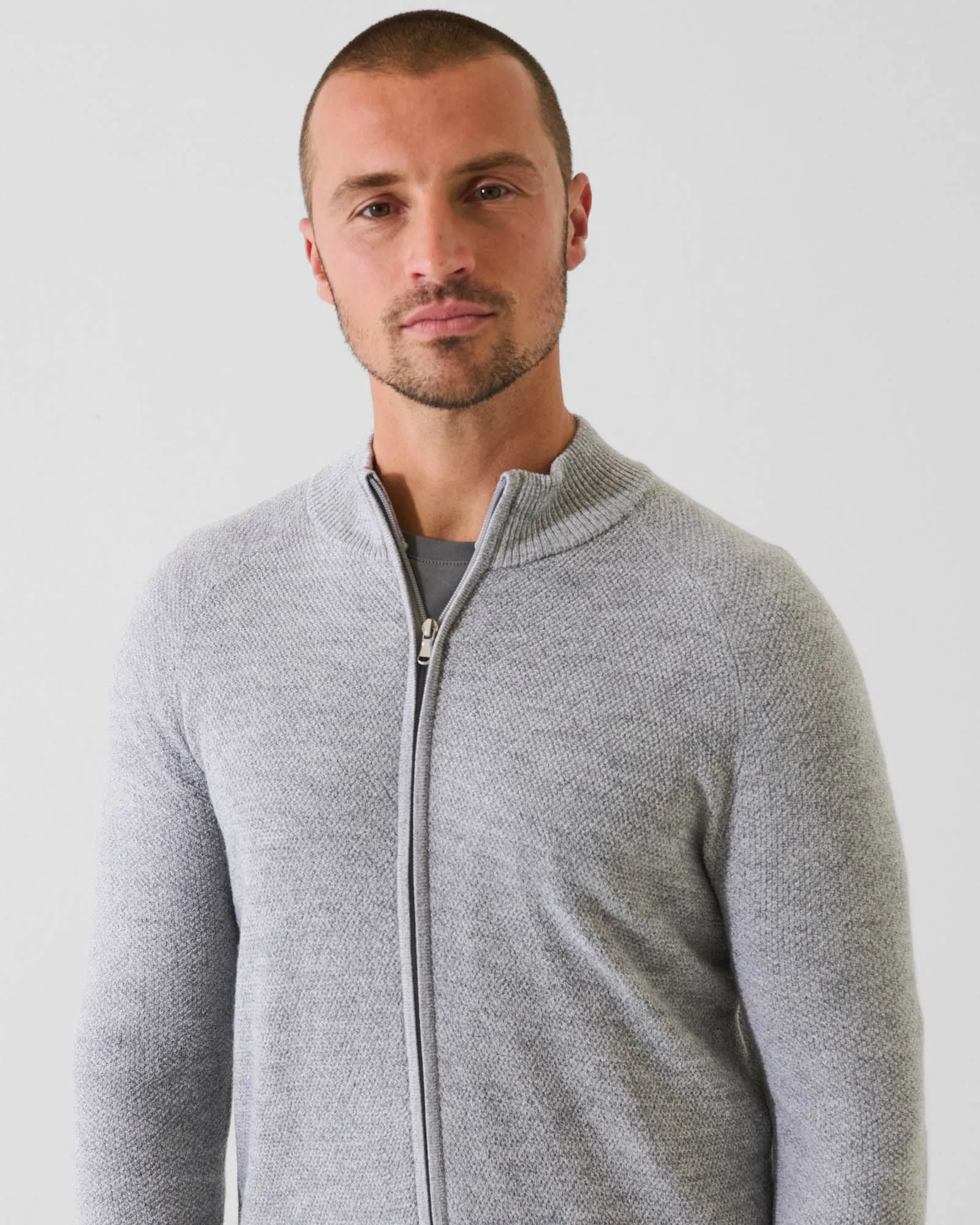 Seed Stitch Zip Cardigan sold by TNT Fashion product image thumbnail 2