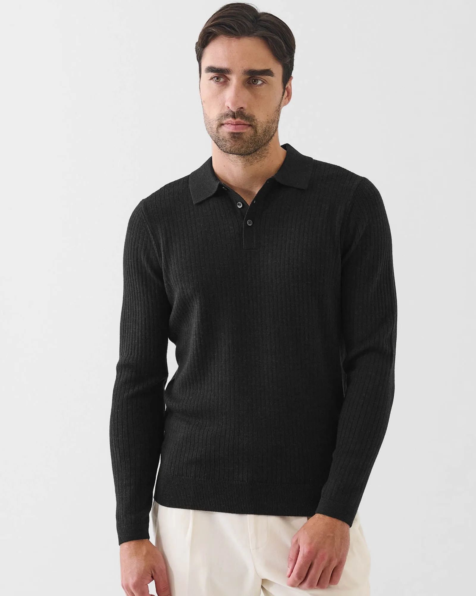 Drop Needle Polo Shirt sold by TNT Fashion