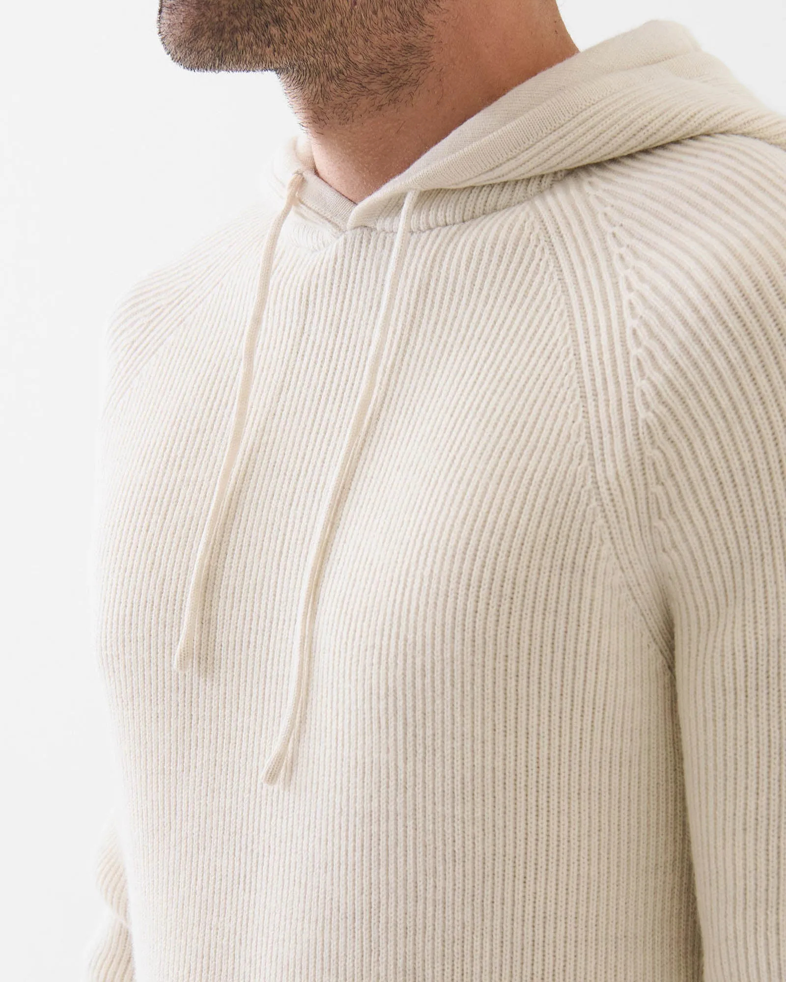 12 Gauge Merino Wool Ribbed Hoodie sold by TNT Fashion product image thumbnail 4