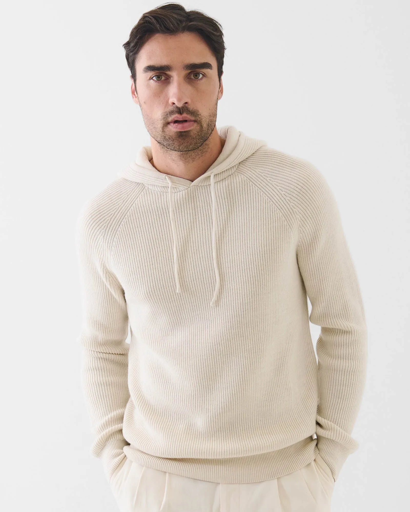 12 Gauge Merino Wool Ribbed Hoodie sold by TNT Fashion product image thumbnail 2