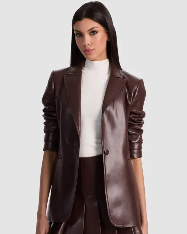 Breann Vegan Blazer sold by TNT Fashion