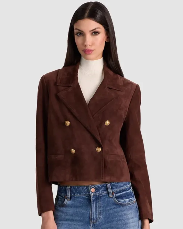 Avery Suede Blazer sold by TNT Fashion