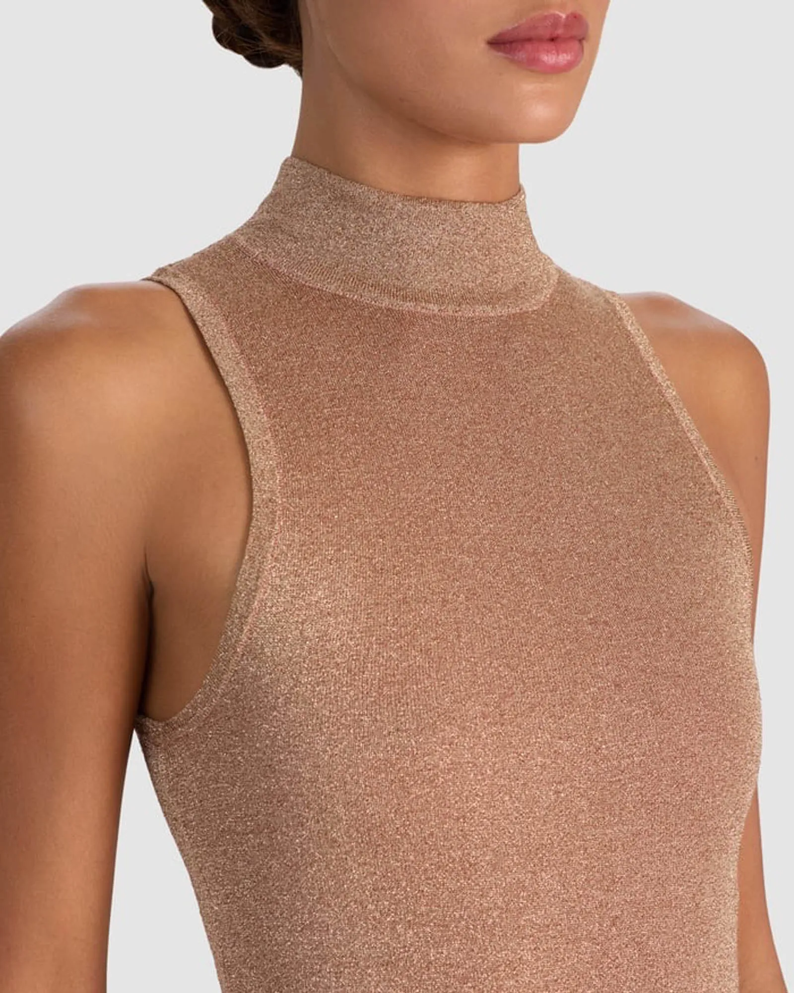 Darcey Metallic Tank Top sold by TNT Fashion product image thumbnail 5