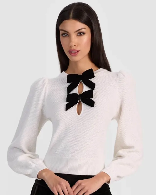 Doris Puff Sleeve Sweater sold by TNT Fashion