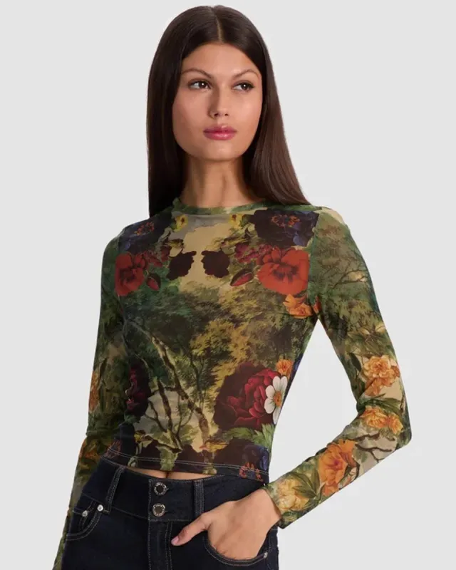 Delaina Printed Top sold by TNT Fashion