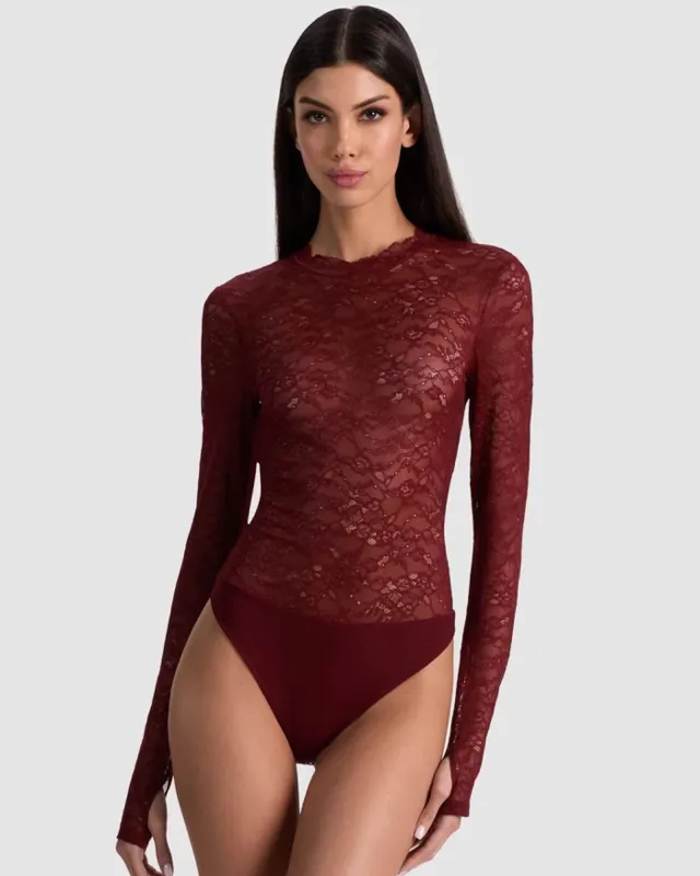 Taeyn Lace Bodysuit sold by TNT Fashion