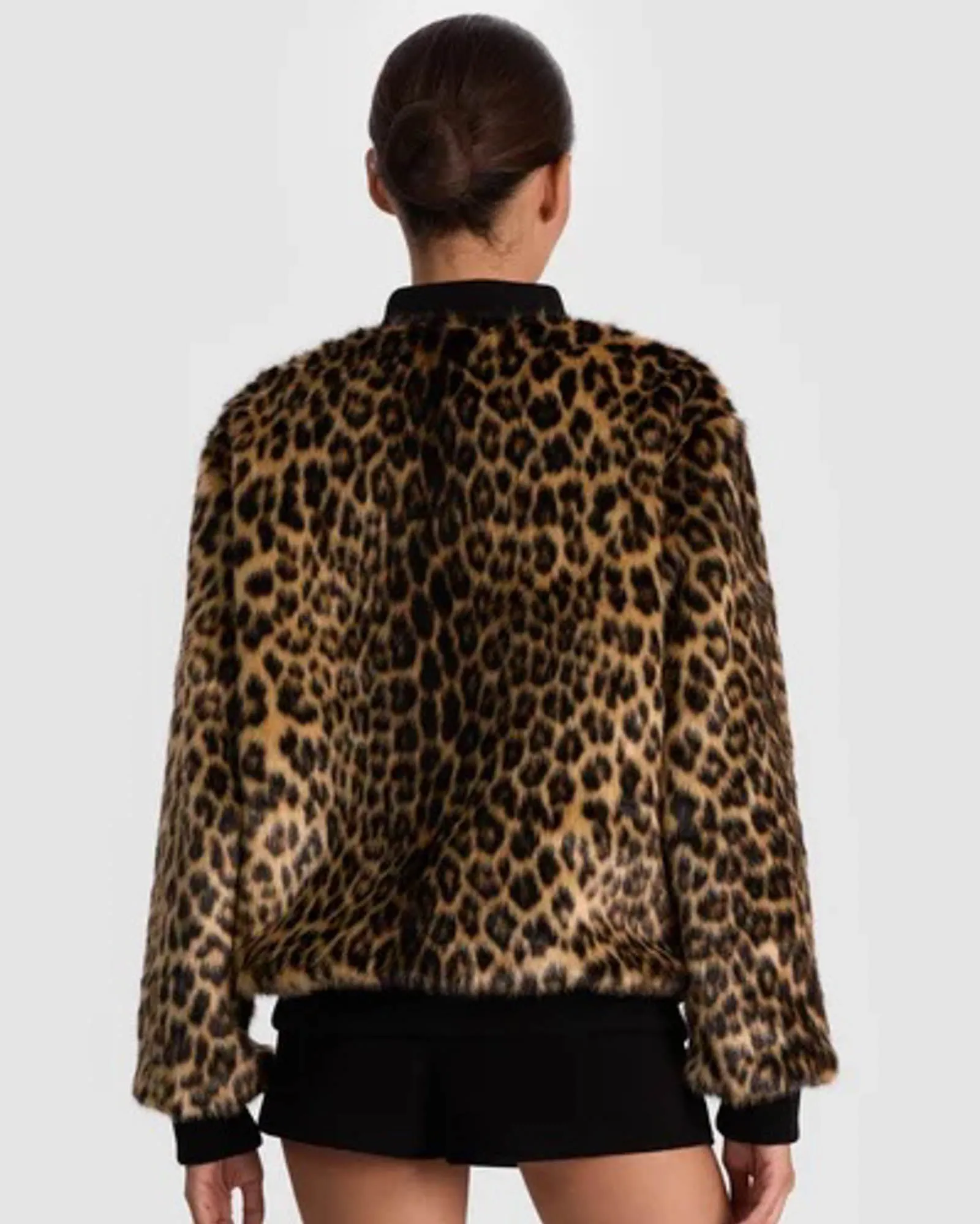 Becky Faux Fur Bomber Jacket sold by TNT Fashion product image thumbnail 3