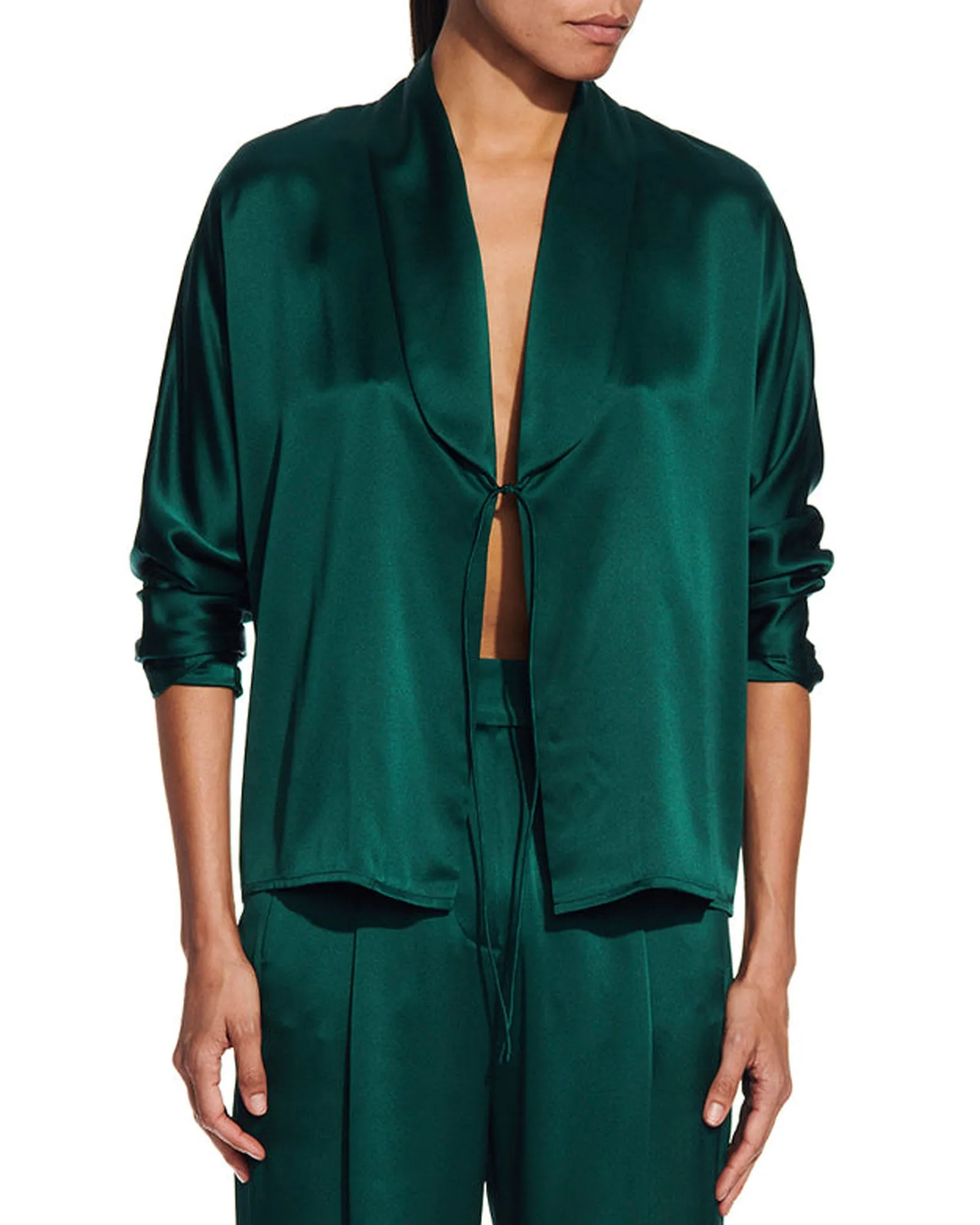 Shawl Collar Blouse sold by TNT Fashion