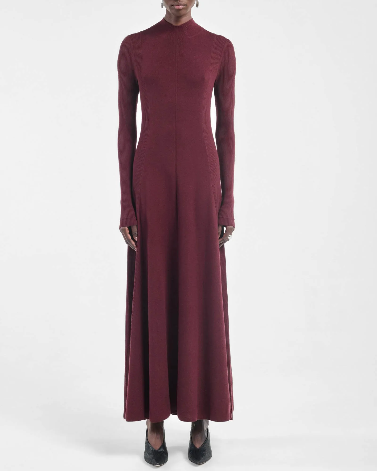 Rib Godet Dress sold by TNT Fashion