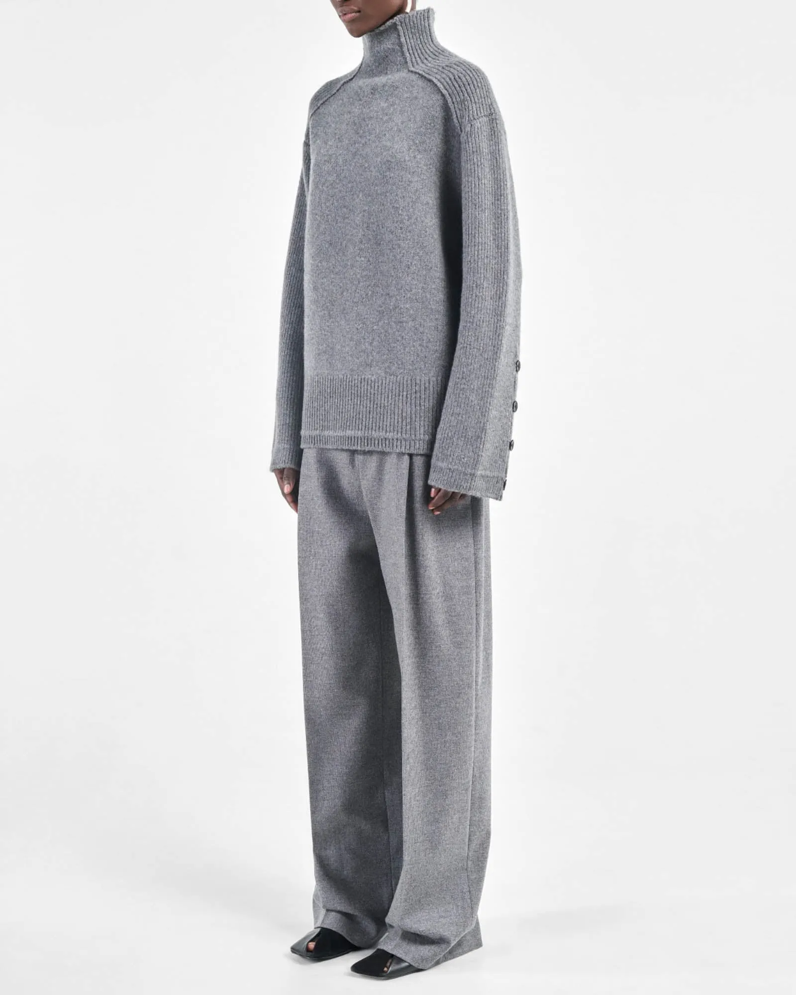 Button Mock Sweater sold by TNT Fashion product image thumbnail 4