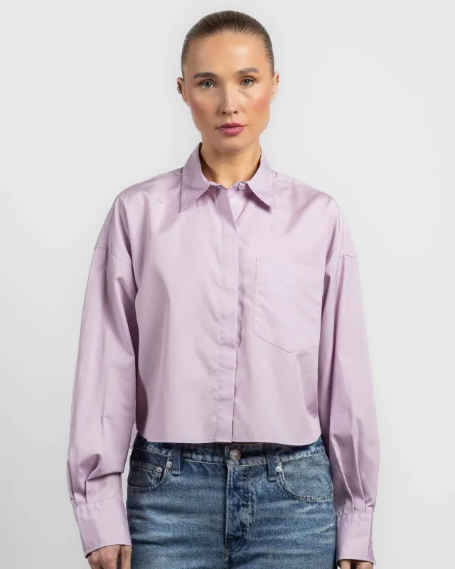 Marin Cropped Shirt sold by TNT Fashion