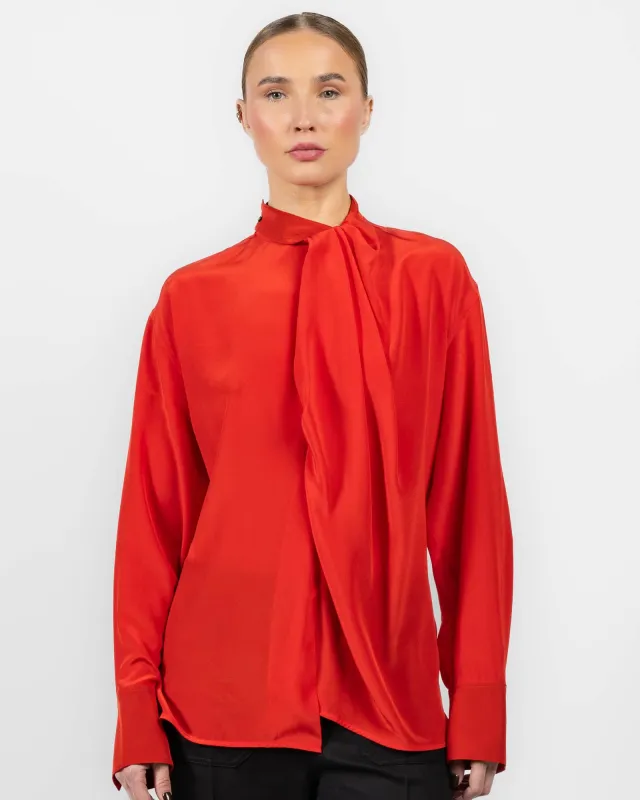 Drape Detail Blouse sold by TNT Fashion