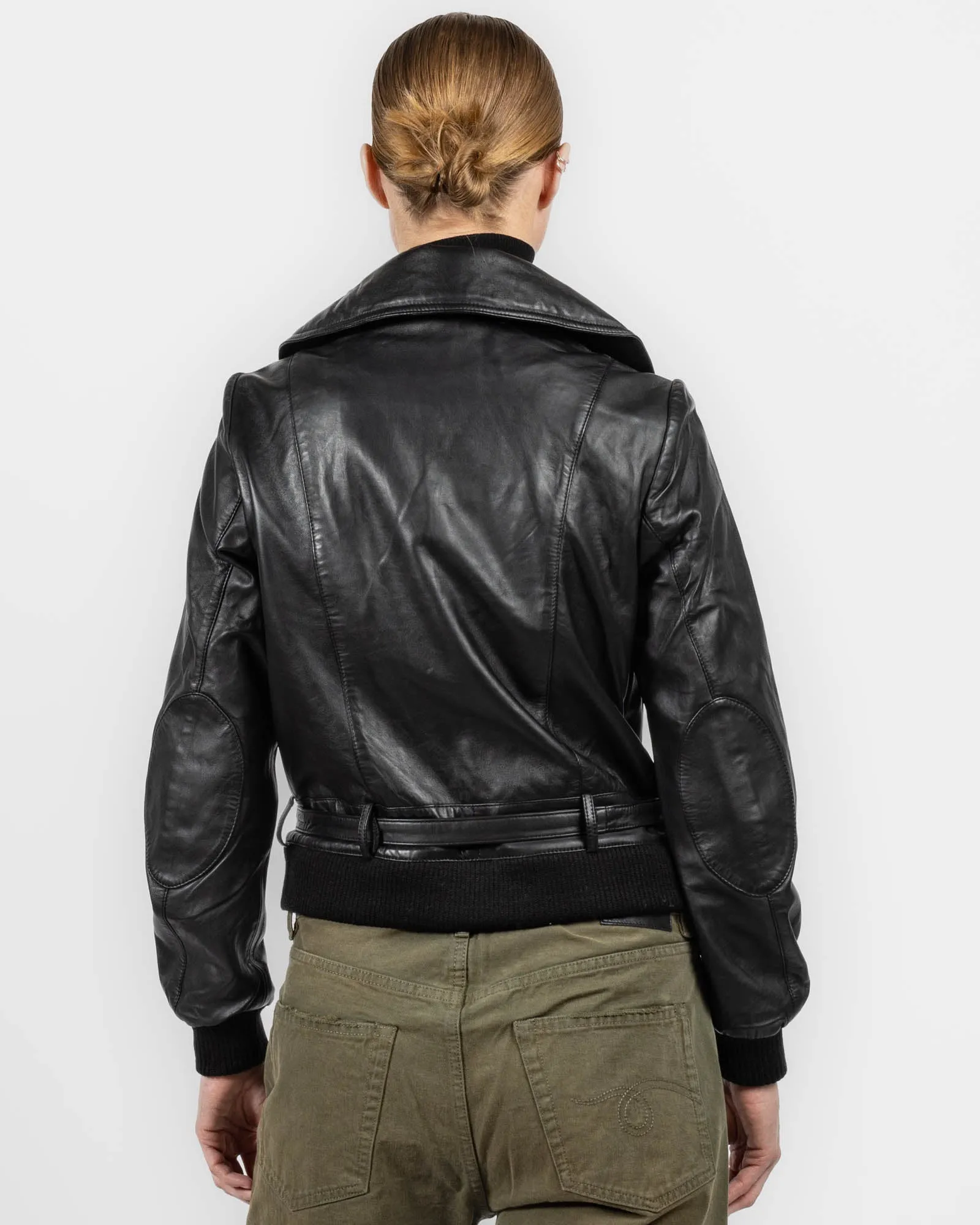 Leather Peacoat Jacket sold by TNT Fashion product image thumbnail 3