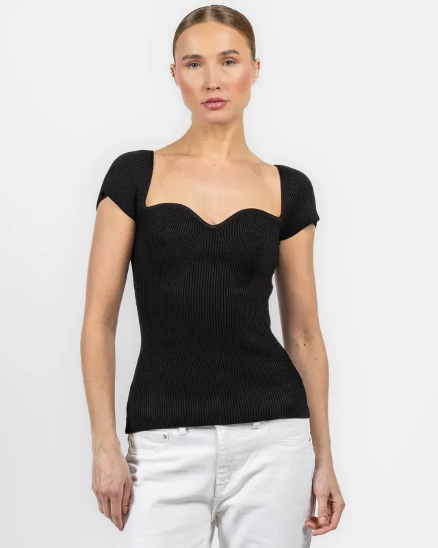 Heart Knit Top sold by TNT Fashion